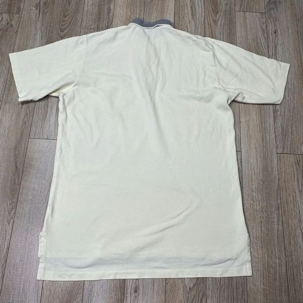 polo golf ralph lauren shirt‎ mens beige short sleeve embroidered logo